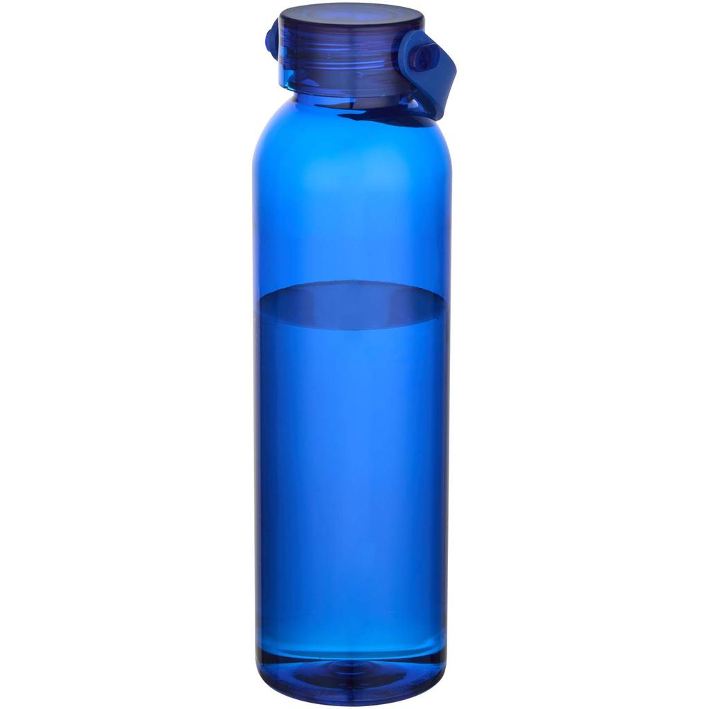 Bottle, 630 ml recycled plastic with RCS certification "Alti" Royal Blue