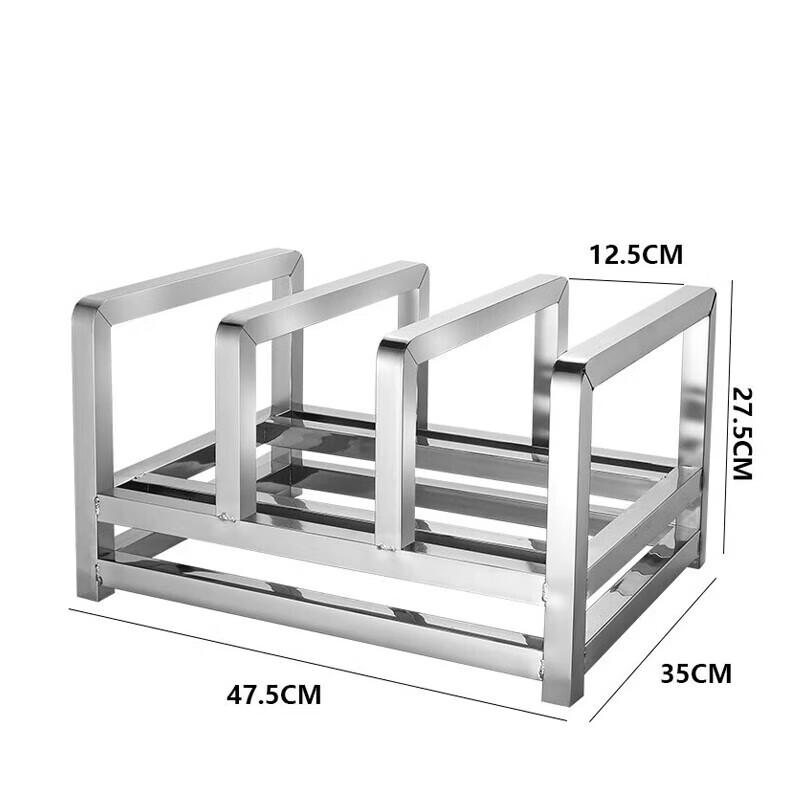 Xiyao Stainless Steel Cutting Board and Knife Holder