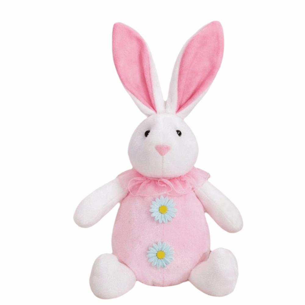 Lop Rabbit Easter Shining Rabbit Cartoon Easter Bunny Decorations  Tabletop Display розовый