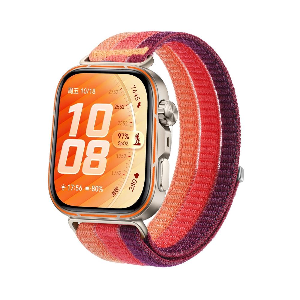 Official Nylon Loop Woven Strap for HUAWEI WATCH FIT 5/4 Pro Braided Comfortable Breathable Wristband for Huawei Watch Fit 5-4-3