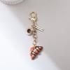 Cute Coffee Bread Keychain & Journal Charm