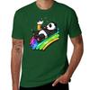 Panda Bear Beer Party T-Shirt Summer Top Boys Whites Blouse Big and Tall T Shirts for Men