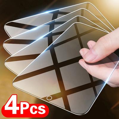 4PCS Schutzglas für Samsung A52 A32 A72 A12 A22 A52S 5G Displayschutzfolie auf Samsung A51 A71 A21S A31 A50 A70 A13 A53 Glas