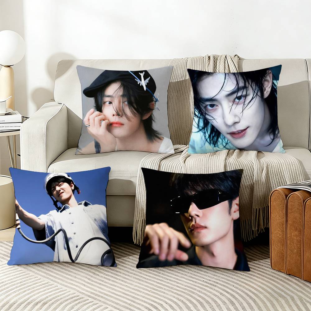 Xiao Zhan Sean Various Sizes Square Pillow Case For Car Home Bedchamber Decor