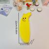 Cute Plush Banana Pencil Case Kawaii Cartoon Banana Shaped Pouch With Keychain For Stationery Storage And Bag Decoration