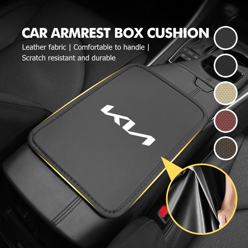 AJY3   Voor KIA Auto Armleuning Box Pad Ademend IJszijde Centrale Armleuning Box Ceed Sportage Rio K5 K2 Optima Cerato Venga Sedona