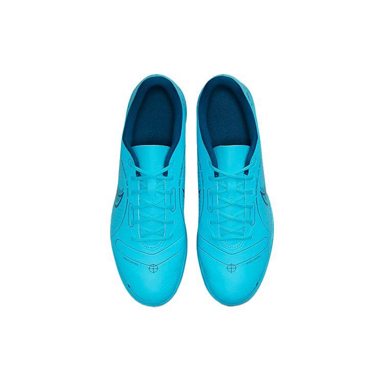 Nike Mercurial Vapor 14 Club Pantofi de fotbal de sală versatili cu șireturi confortabili cu vârf rotund unisex Albastru DJ2906-484