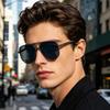 Double Beam Unisex Stylish European & American Trendy Versatile Outdoor Sunglasses