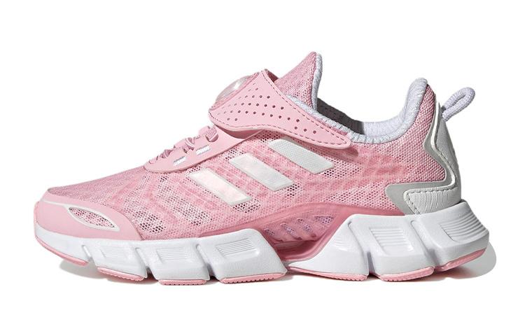 

Adidas Breeze Collection Comfortable Slip Resistant Cushioning Abrasion Resistant Low top Kids Running Shoes Pink Gray GZ4024 33.5