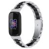 Wrist Strap for Fitbit Inspire 3 Stainless Steel 3 Beads Replacement Smart Watch Band