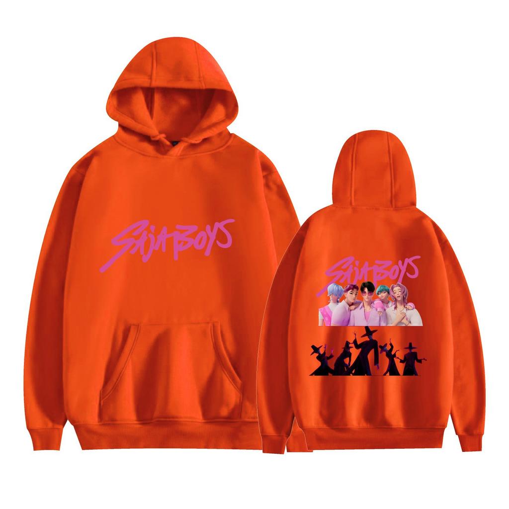 KPop Demon Hunters Anime Hoodie Sweatshirt Anime Printed Cool CARTOON Pullover Hooded Unisex
