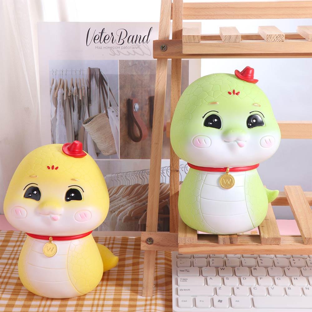 Money Saver Zodiacs Snake Piggy Bank Large Capacity Snake Coin Storage Box Children/Kids