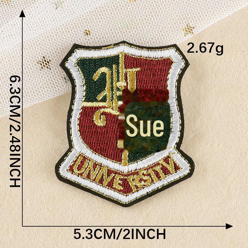 Patch autoadeziv brodat din pânză pentru îmbrăcăminte și șepci