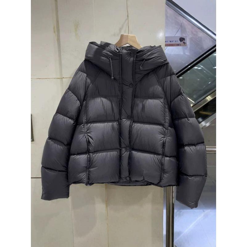 Short hooded cloud puffs thickened bread clothes women's cotton clothes winter new large size loose coat