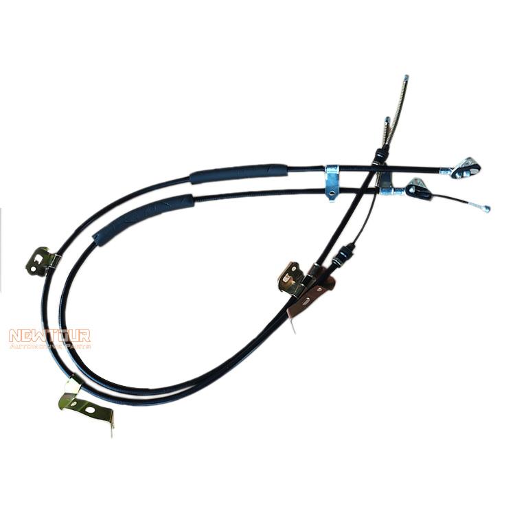 Auto Parts Spare Parts Left/right Rear Car Parking Brake Cable With Bracket For Geely Panda/LC Cross/GX2/GC3 1.3