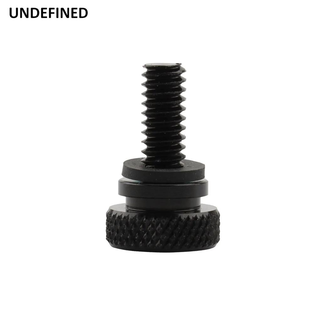 Black Chrome Seat Bolt Tab Screw Aluminum For Harley Touring Street Glide Road King Sportster 883 XL Softail Dyna Fatboy 96-2022
