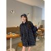 2024 Plaid Long Sleeve Shirt Japanese Hong Kong Style Ins Loose Shirt Boys Summer Trendy Versatile Casual Coat