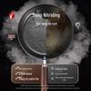 Sansigang Rust-Resistant Fine Iron Non-Coated Wok/Frying Pan with Lid