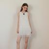 Ceme Adu Cest_Lace Sequin Mesh Sleeveless Dress