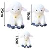 Collare a Campanellino Peluche Agnello Giocattolo Morbido Texture Pecora Bambola Regali Animale di Peluche Arredamento Casa
