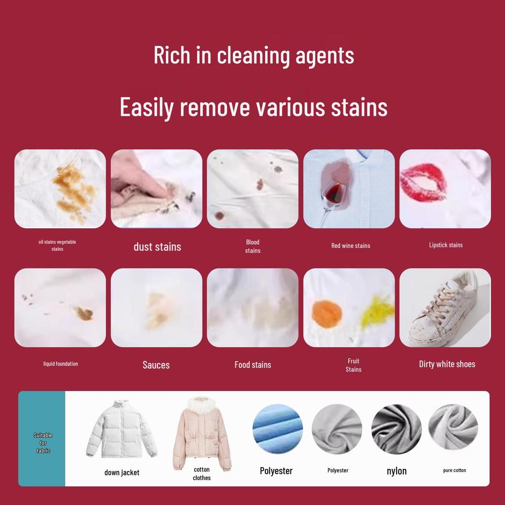 Emergency No-Wash Cleaning Wipes for Jackets and Shoes