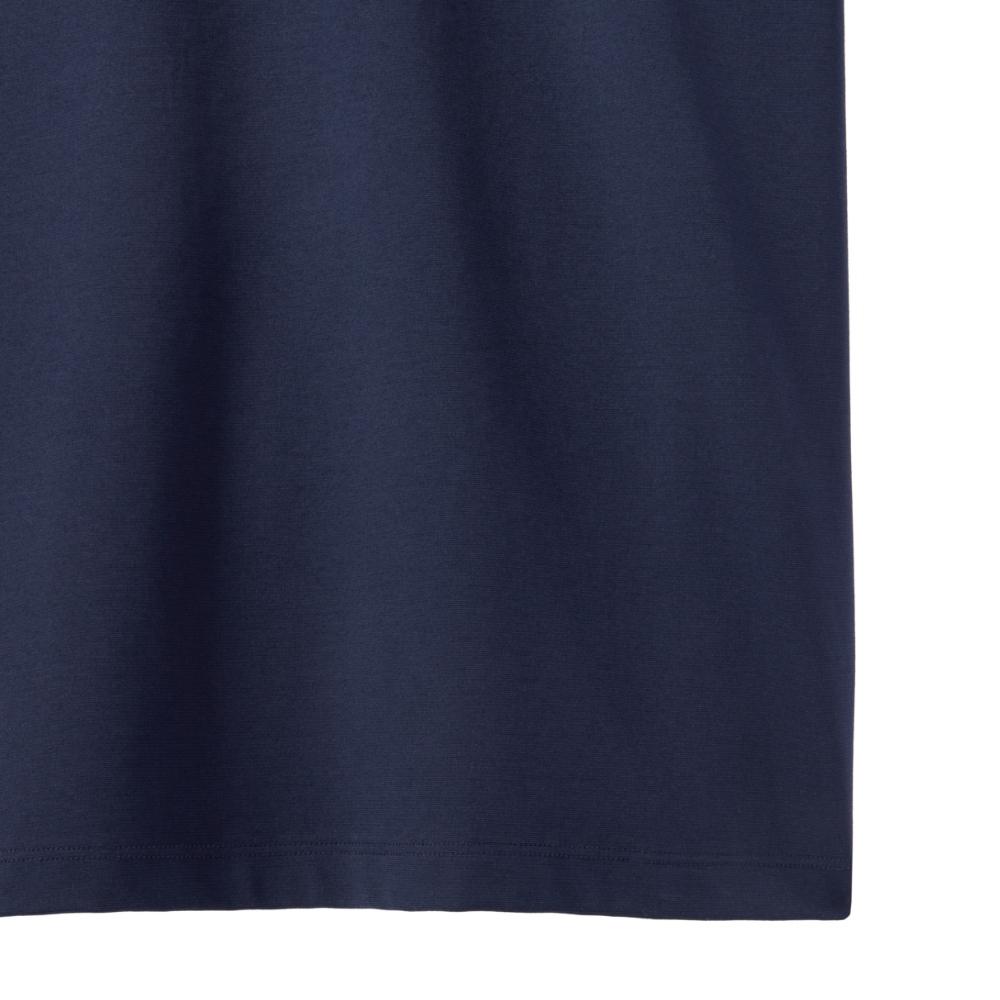 BROMPTON LONDON Supima Stretch Collar T-Shirt - Navy (P242Upl120)