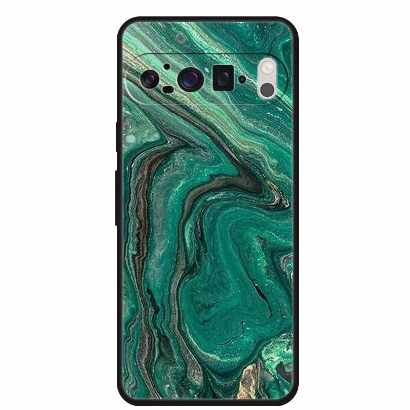 For Google Pixel 10 Pro Case Vivid Graceful Premium Marble TPU Soft Silicone Phone Cases Impact Chic Mineral-Finish Para Cover