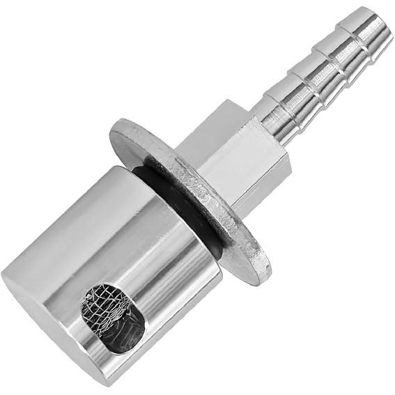 Remote Mount Vent Valve for Fuel Tanks, 5/16" Hose Barb Fitting Fuel Tank Vent Check Valve Fits for Holley 19-174