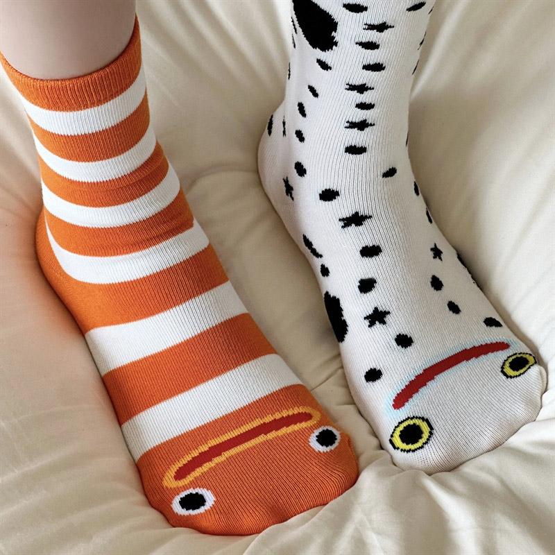 Funny Socks Funny Gifts Autumn And Winter Middle Tube Boneless Seam Head Socks New Year Gift Christmas Gift