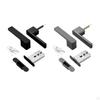 Door Handle Knob with Key Elegant Square Accessories Lever Lock for Bedroom Home