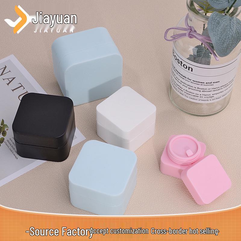 5g/10g/20g Double-Layer PP Plastic Face Cream Bottle - Travel Size Lotion Container 5g; Black; PP
