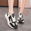 Fashion Summer New Women's Shoes Thick Bottom Popular Comfortable Casual Sneakers Outdoor Breathable Patchwork Leather Vulcanized Shoes