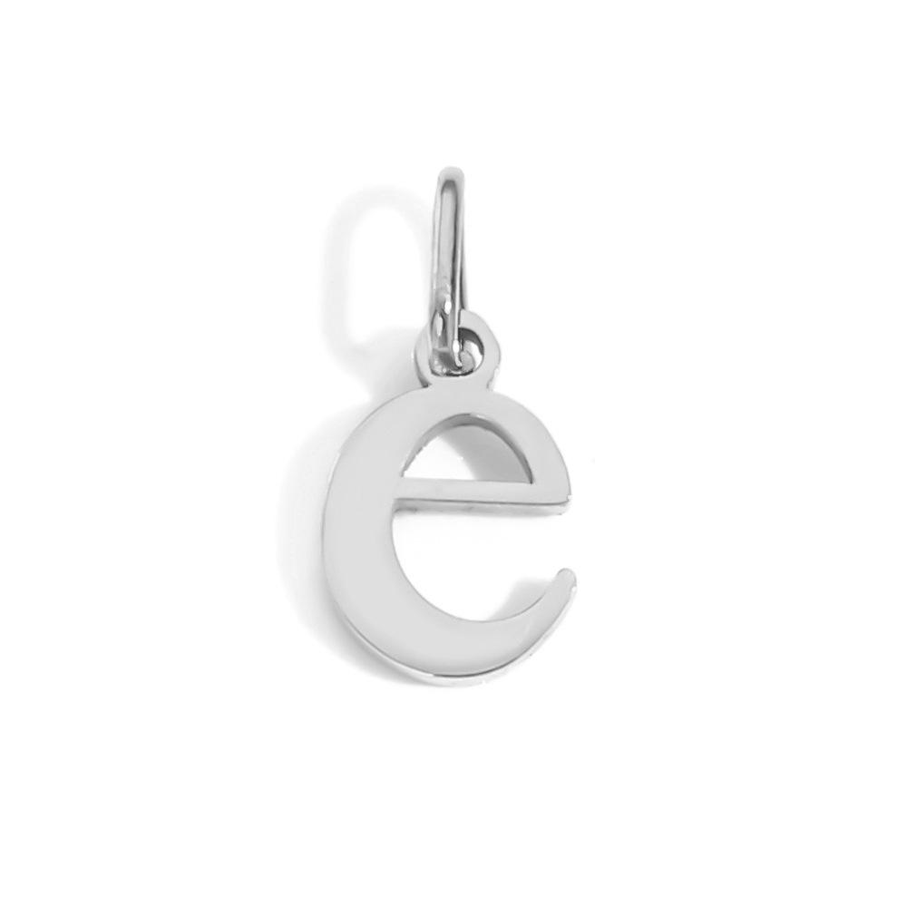 Chi Hang Jewelry Stainless Steel Lowercase Alphabet Pendant - 26 Letters