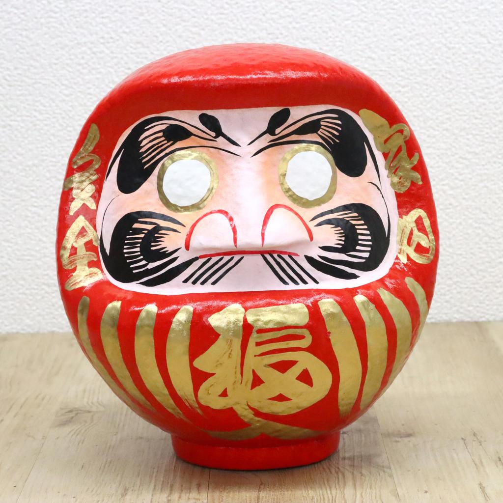 Made In Paper Takasaki 7 Length 23 Japan, Mache, Daruma, No. (total Cm)