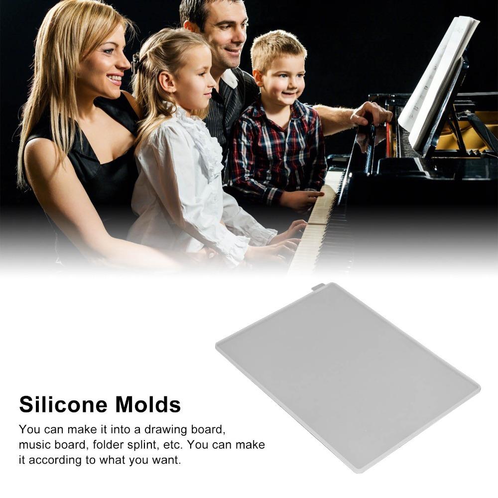 

Easy Demoulding Silicone Drawing Board Mold White DIY Silicone Mold Resin Molds Silicone Crafts