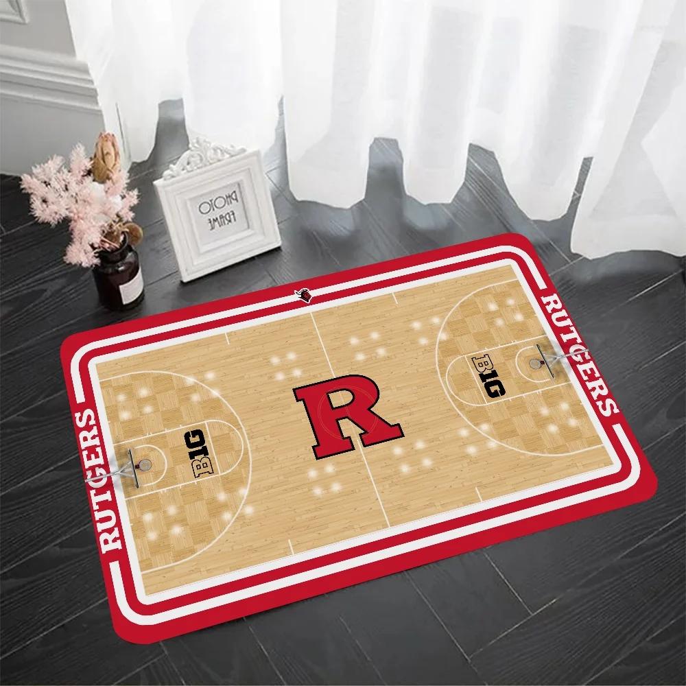  Disney B-Basketball Court Floor Mat Doormats Home Carpet Foot Absorbent Mats Anti-Slip Mats Home Supplies Carpets Decor