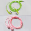 Universal Candy Color 3,5 mm plugg in-ear kablede hodetelefoner for telefon MP3 bærbar PC