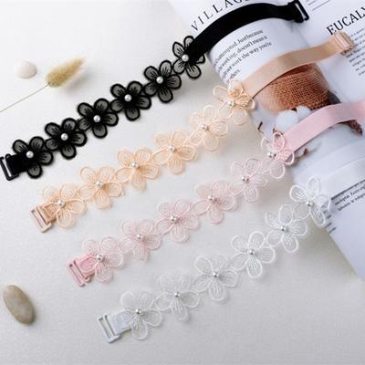 Adjustable Floral Bra Straps Anti-slip Underwear Straps Sexy Shoulder Strap Bridal Wedding Party
