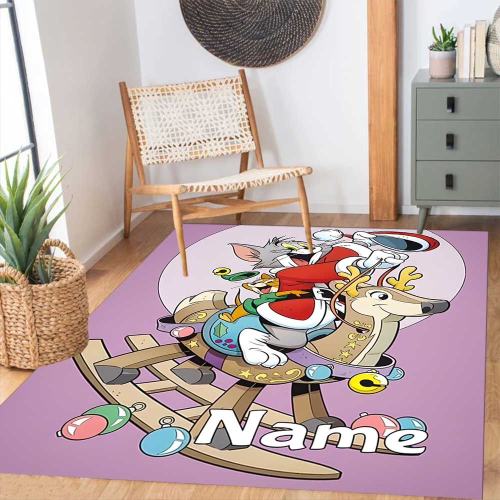 Warner Bros. Funktioniert (68) Personalisieren Sie Ihren Namens-Teppich, Ihr Bürostuhl-Kissen, Ihr Geschenk für Schlafzimmer und Wohnzimmer zu Hause.