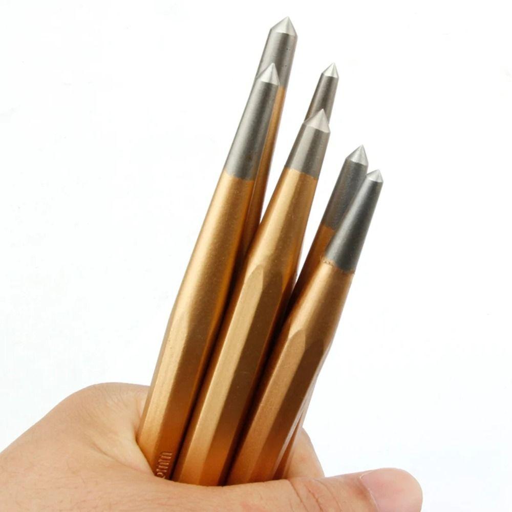 High Hardness Center Pin Punch Solid Woodworking Tool Bit Cylindrical Alignment Punch  Hand Tool