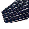 Excellent HERMES Tie Riding Pattern Navy Blue Silk Mens 5658 EA Used