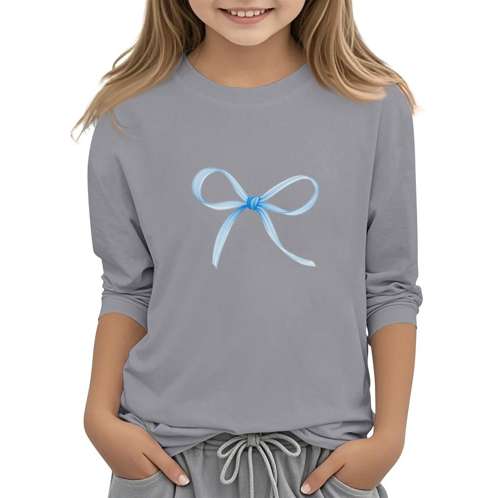 Top Infantil de Manga 3/4 com Gola O Casual Diário Estampado