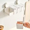 Suction Cup Wall-Mounted Kitchen Storage Rack