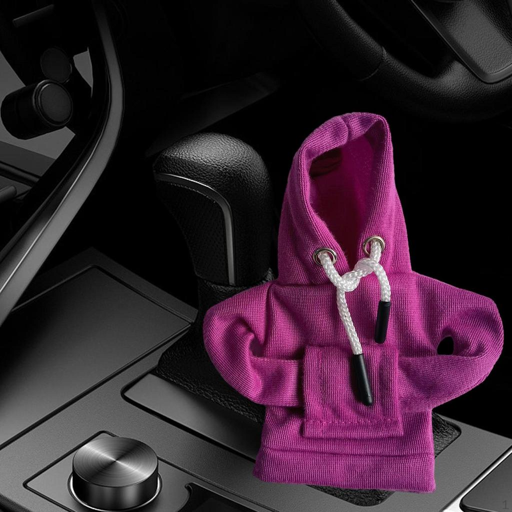 Auto Gear Shifter Knob Cover Protector Hoodie Sweatshirt Easy to Install Funny Decoration