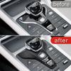 Car Center Console Gear Shift Letter Panel Decoration Cover Trim For BYD Song Pro  Carbon Fiber Color Interior Accessories