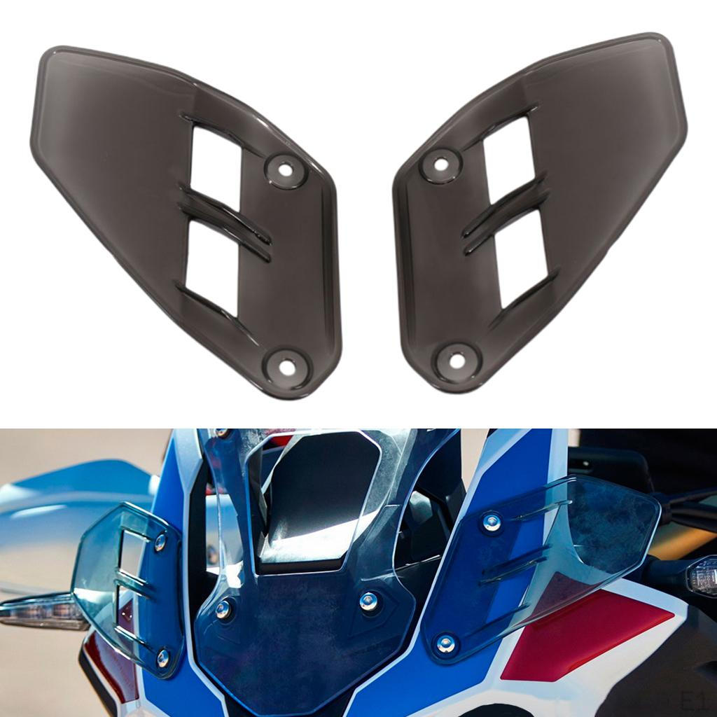 2 Pieces Windshield Deflector Automotive Frames Accessories Upper Wind Deflectors kit suitable