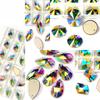 Crystal AB Mix DIY Craft Supplies Needlework Sewing Gemstones Flatback Glass Strass Crystals Rhinestones For Clothing