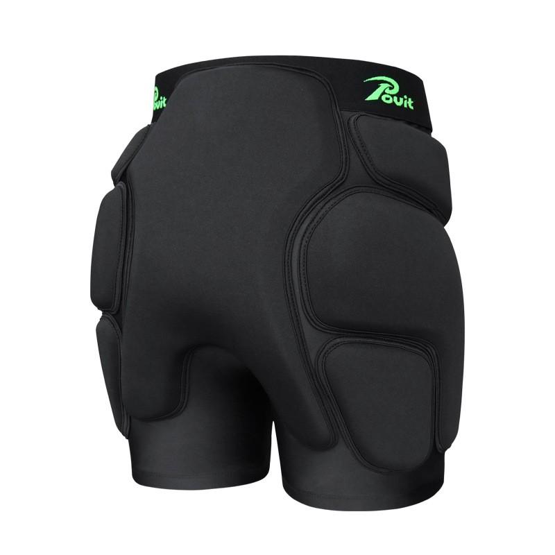 Snow Skiing Protective Gear Set: Inner Wear Hip Pad Knee Pads Adults High-Elastic Lycra SBR Padding Lightweight Crash