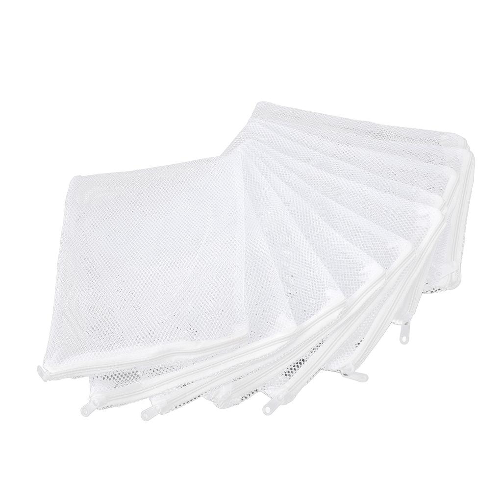 10PCS Aquarium Filter Bags Large Mesh Nylon Filter Bags with Zipper for Activated Carbon Ceramic