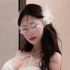 Lace accessories flirting atmosphere abstinence elegant blackout pattern decorative eye mask light luxury lace design